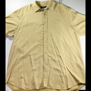Nat Nast Size Lg. 100% Silk 5 O Clock Club Shirt